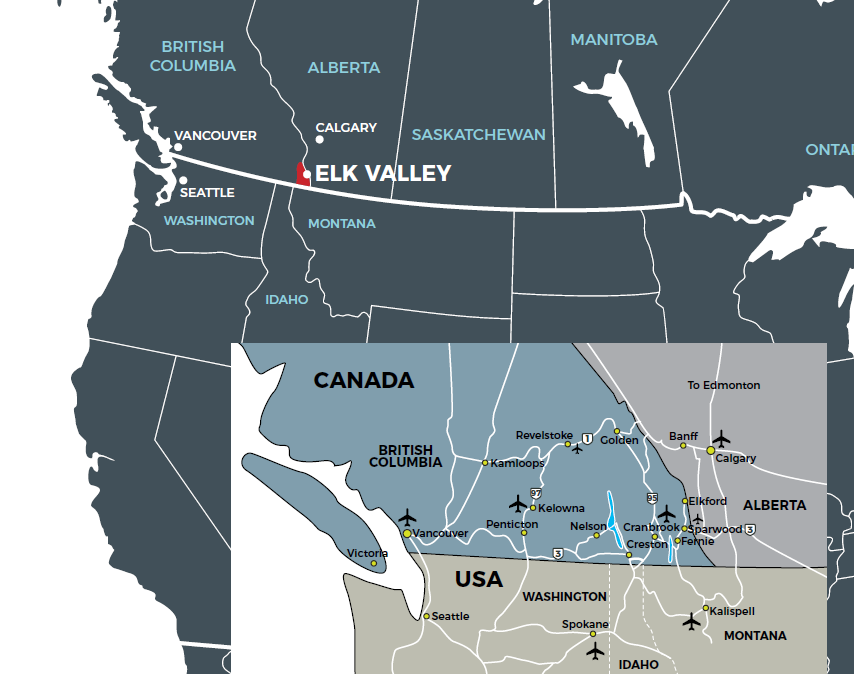 Elk Valley map